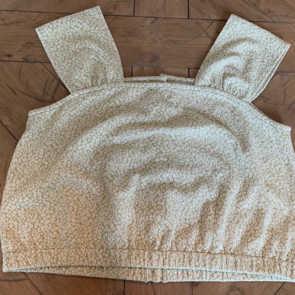 Madewell Floral Jacquard Button-Front Top - Picture 2 of 5